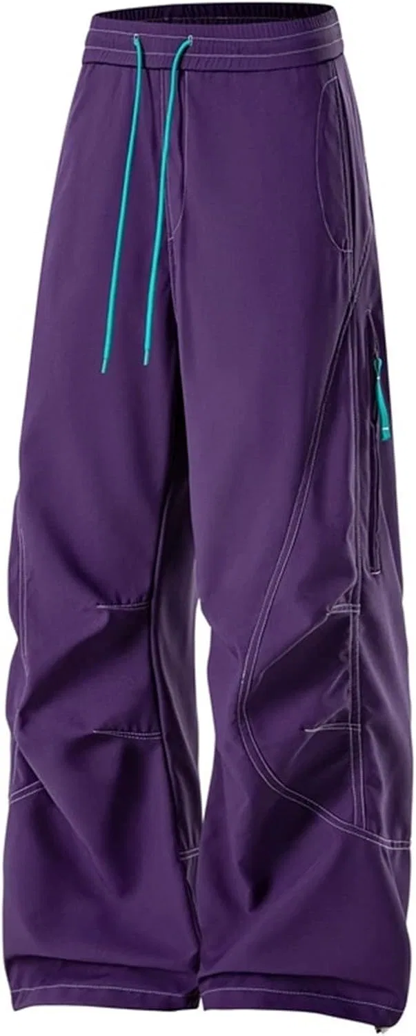 Штаны свободные, Men's, Purple — фото 3