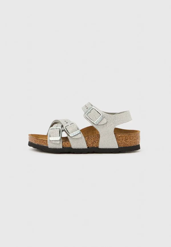 Детские узкие сандалии kumba. Birkenstock, Silver-Coloured