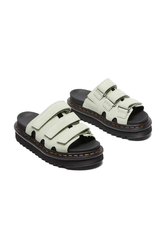 Замшевые шлепанцы Raine Dr. Martens, зеленый