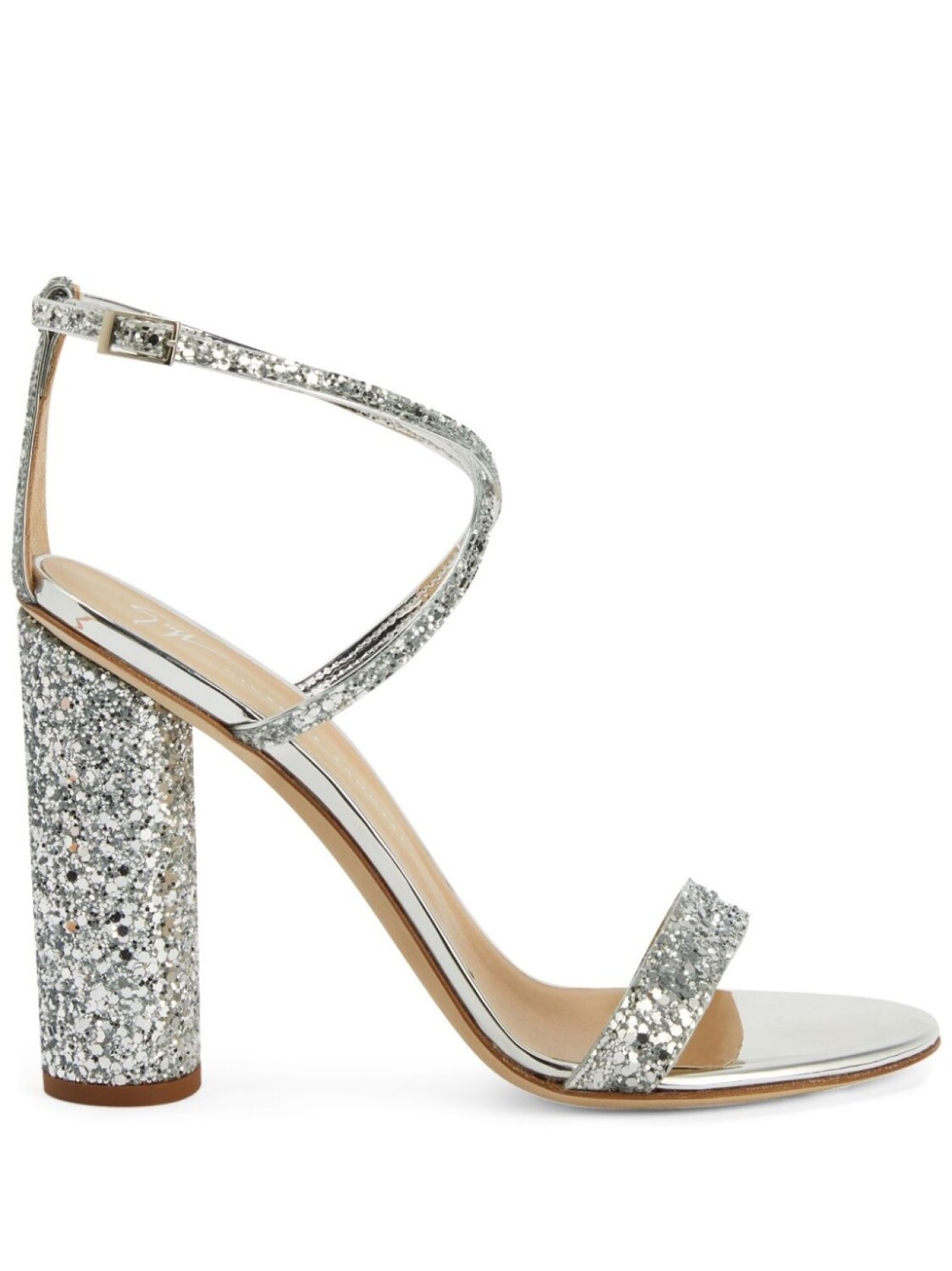 

Giuseppe Zanotti босоножки Tara, серебристый