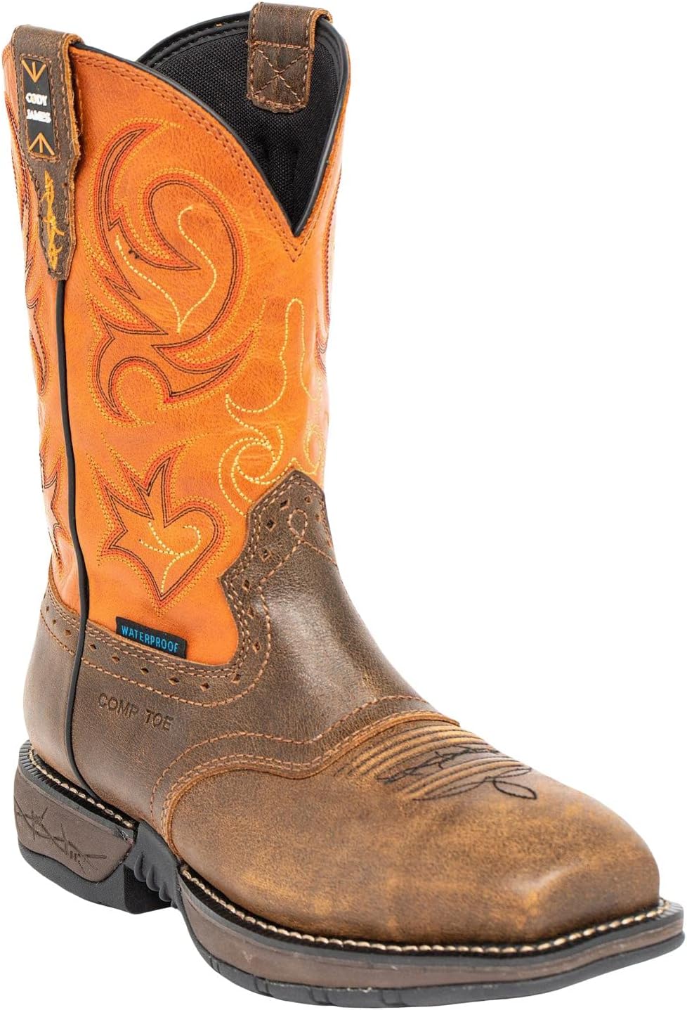 

Мужские водонепроницаемые ботинки Cody James 11 Nano Lite с композитным носком - Mlbp-3-B, оранжевый