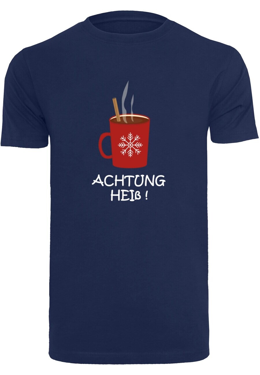 

Футболка Merchcode ACHTUNG HEISS, темно-синий