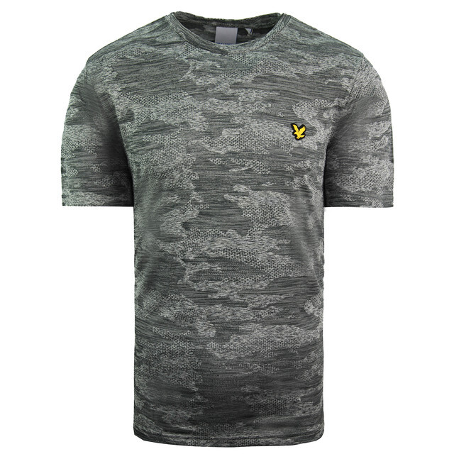 

Мужская футболка с камуфляжным принтом для бега Lyle & Scott, зеленый