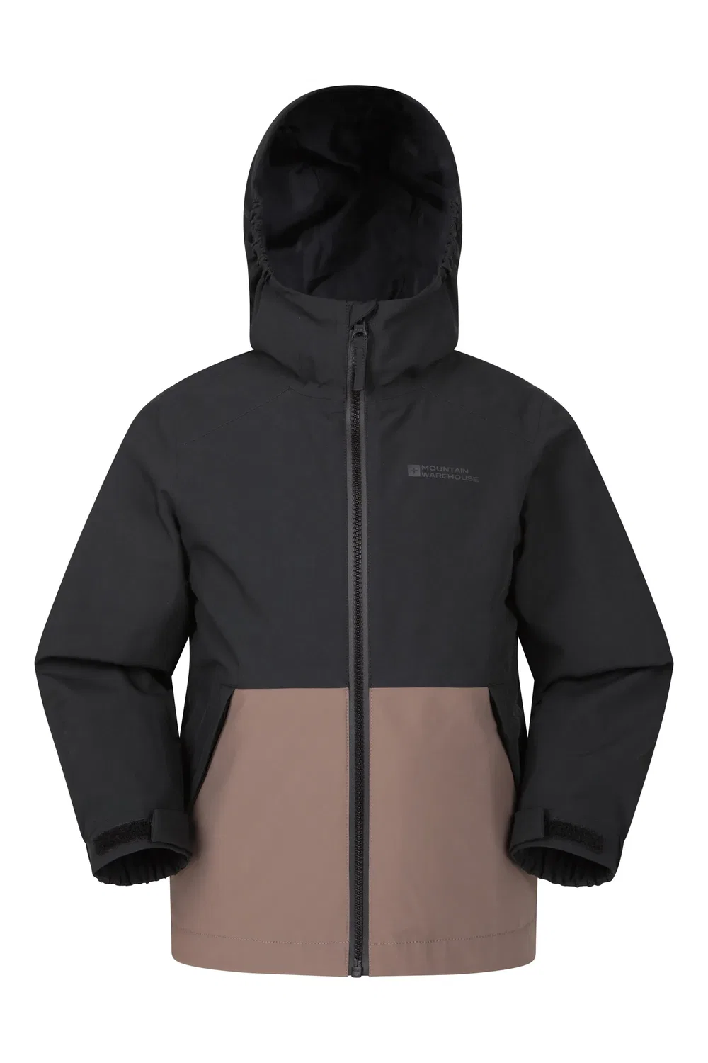 Детская водонепроницаемая куртка Rain Rover Mountain Warehouse, черный — фото 4