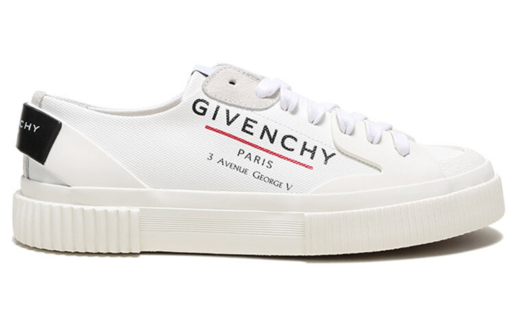 Женские теннисные легкие кроссовки «Address Logo Print - белые» Givenchy — фото 2