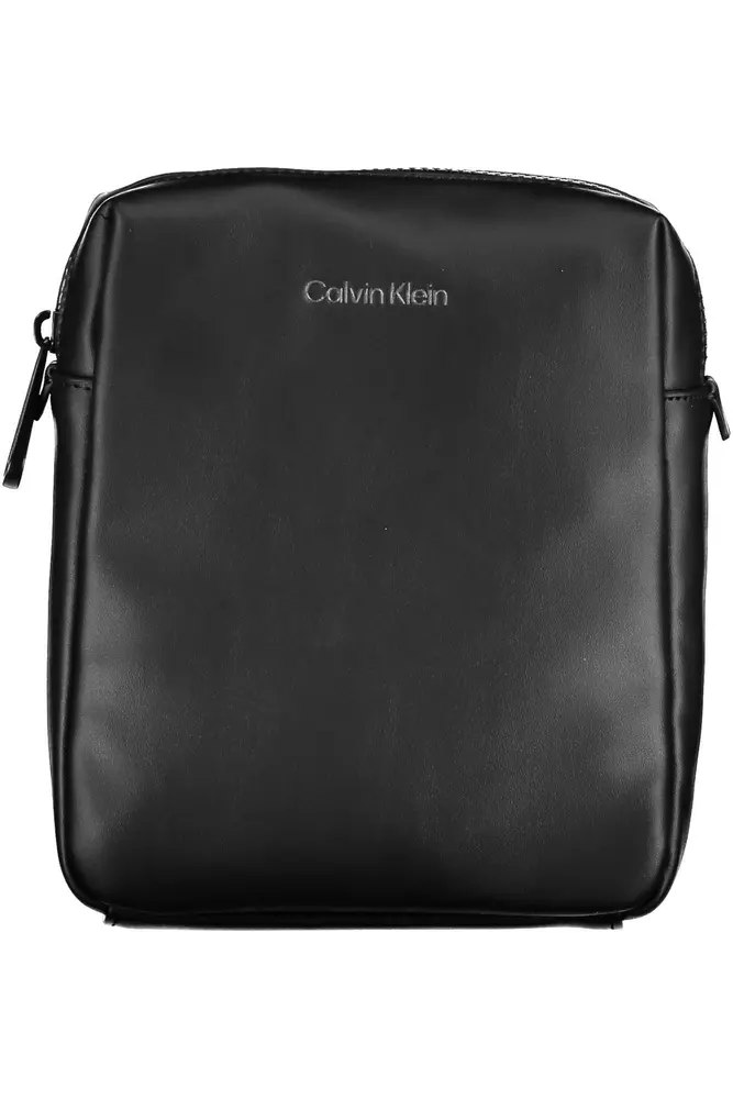 

Черная мужская сумка из полиэстера через плечо Calvin Klein