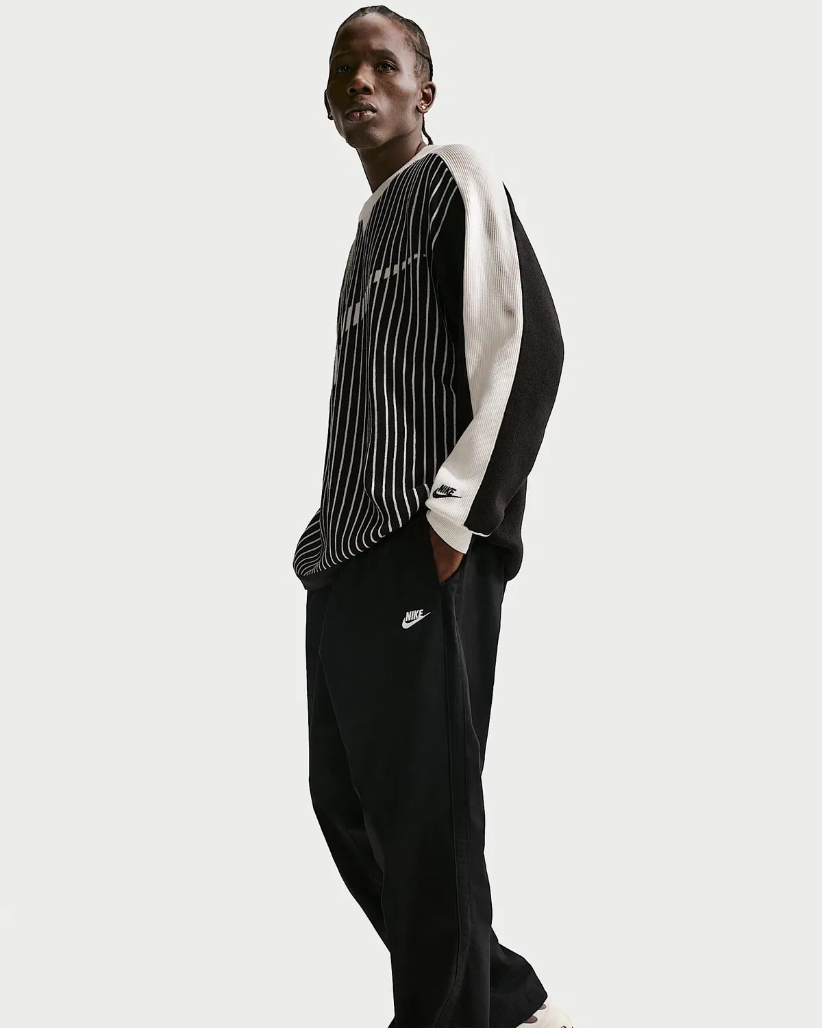 Мужские штаны Nike Sportswear Club, Black/White — фото 4