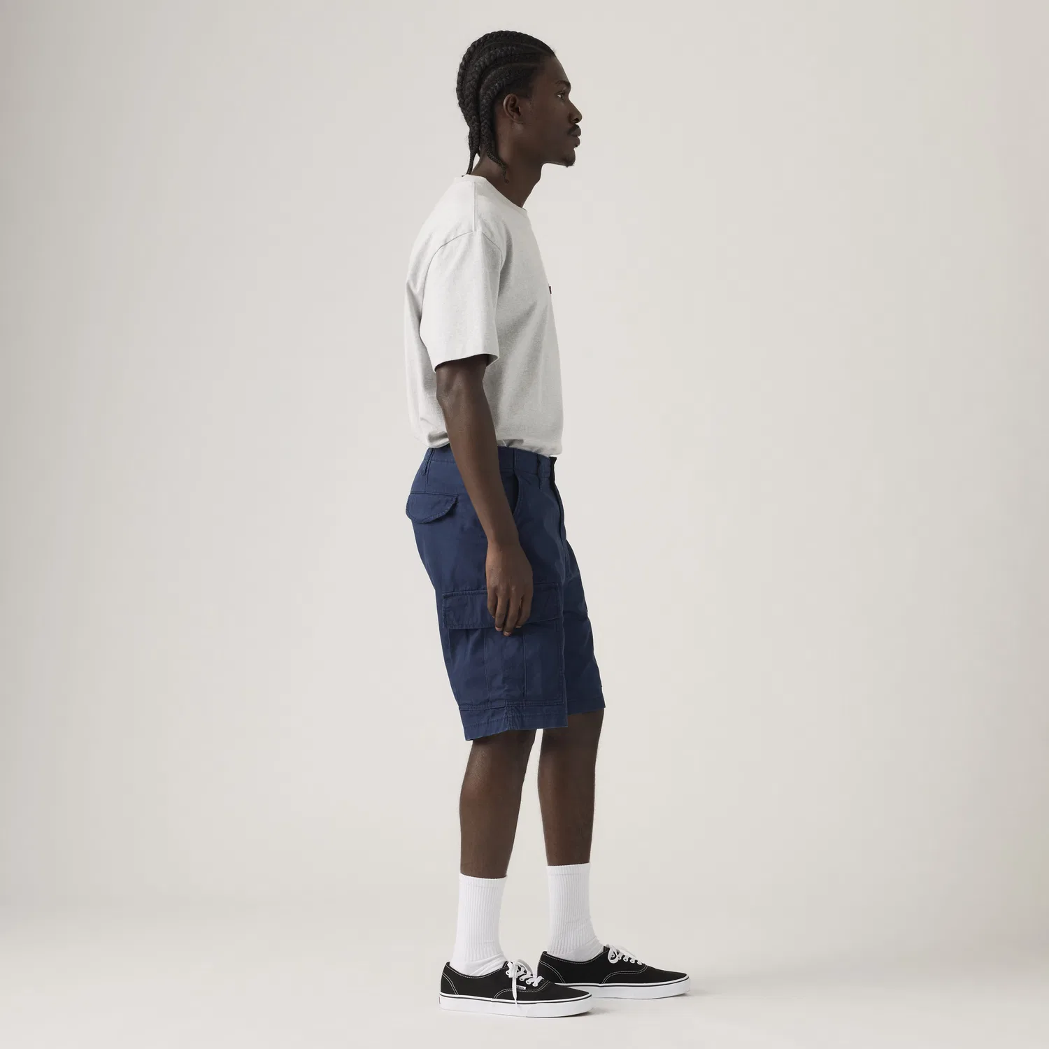 Легкие мужские шорты Carrier Cargo 9 дюймов Levi's, темно-синий — фото 4