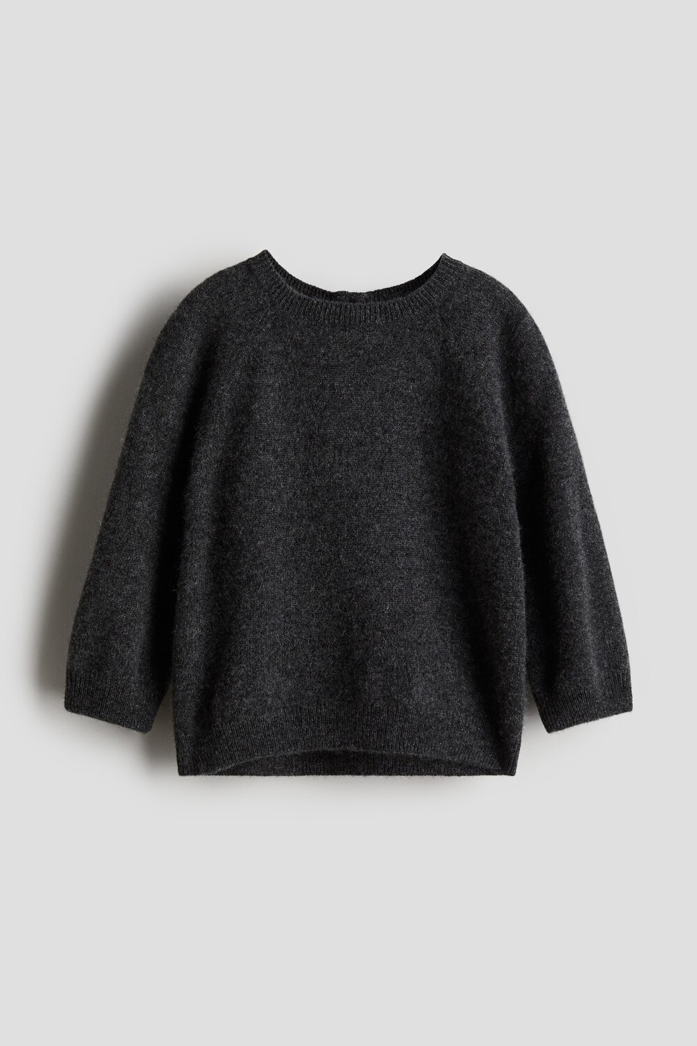 

Вязаный кашемировый свитер H&M, серый