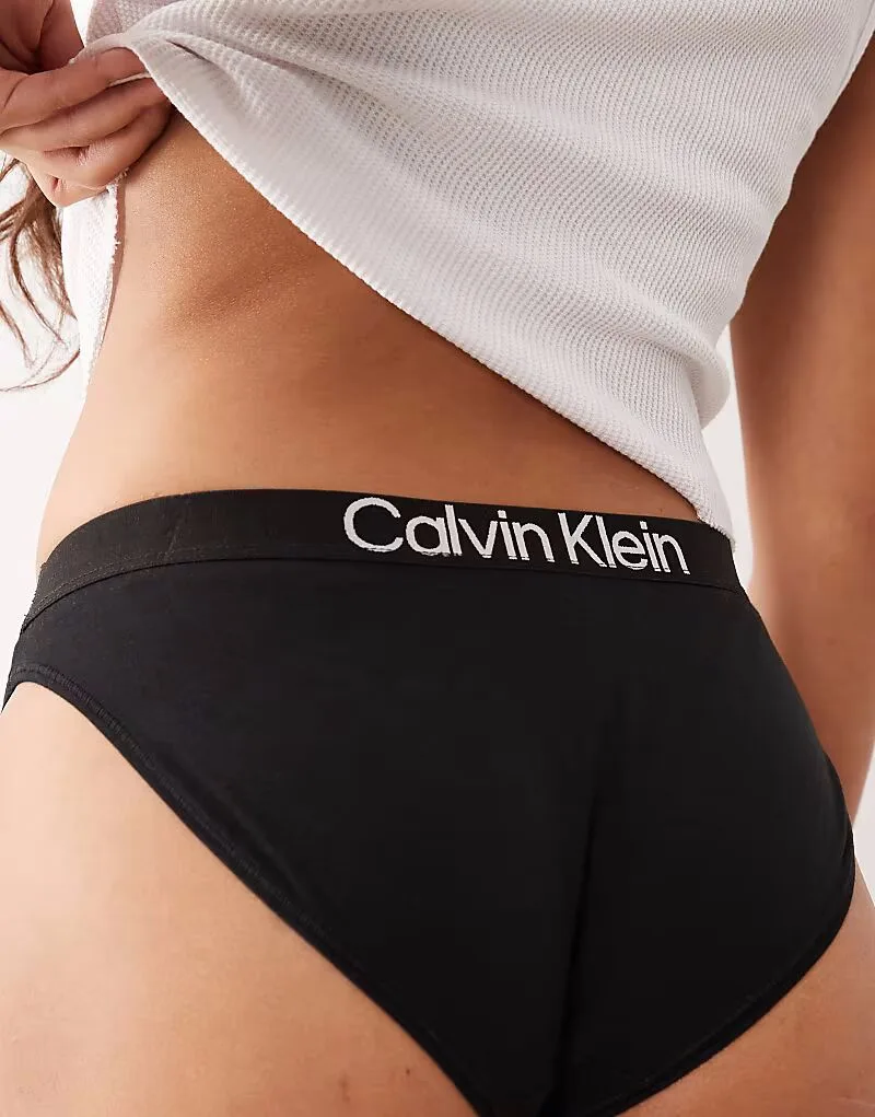 Трусики-бикини Calvin Klein Extra Soft Cotton черного цвета — фото 2