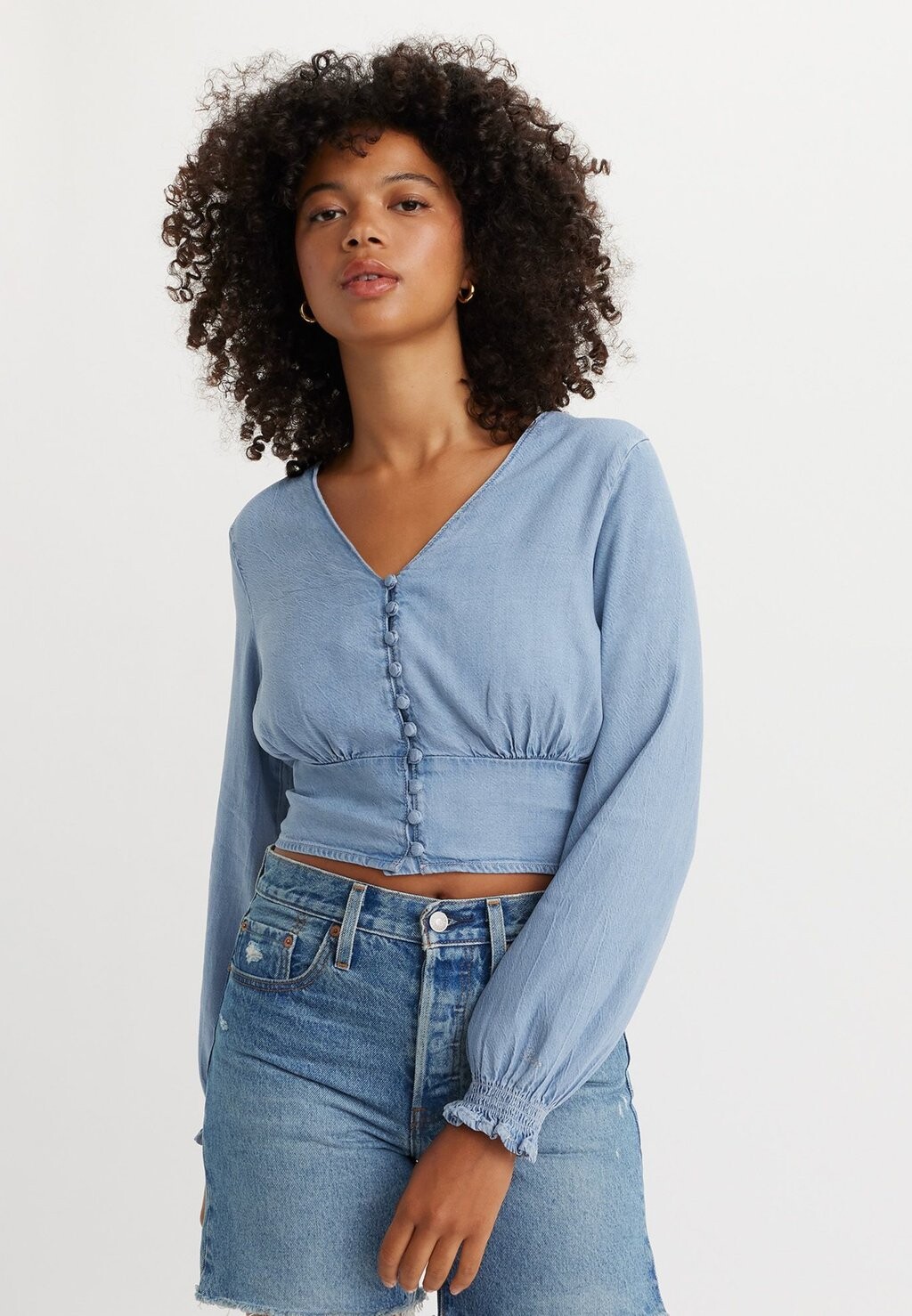 

Блузка Levi's TAMARA BLOUSE, модная, цвет hip to be square