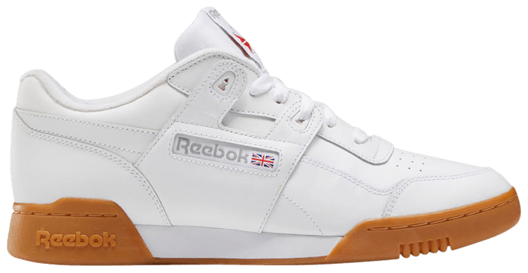 

Кроссовки Reebok Workout Plus 'White Gum', белый