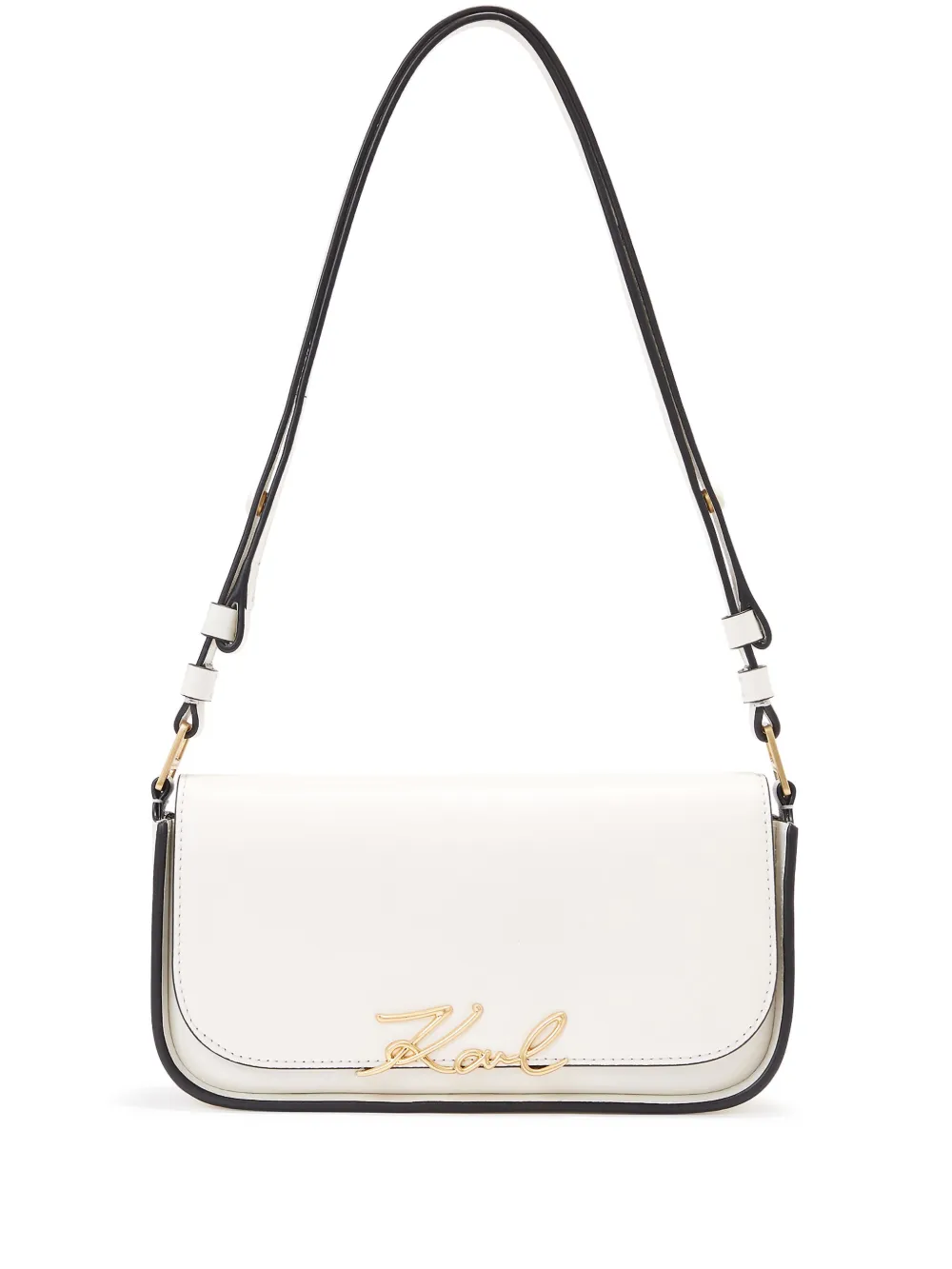 

Сумка через плечо Signature KARL LAGERFELD, белый