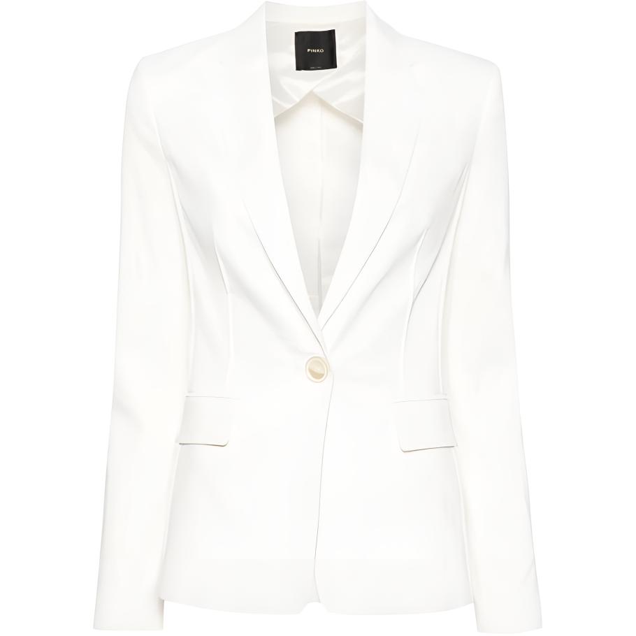 

PINKO Однобортный классический пиджак, White