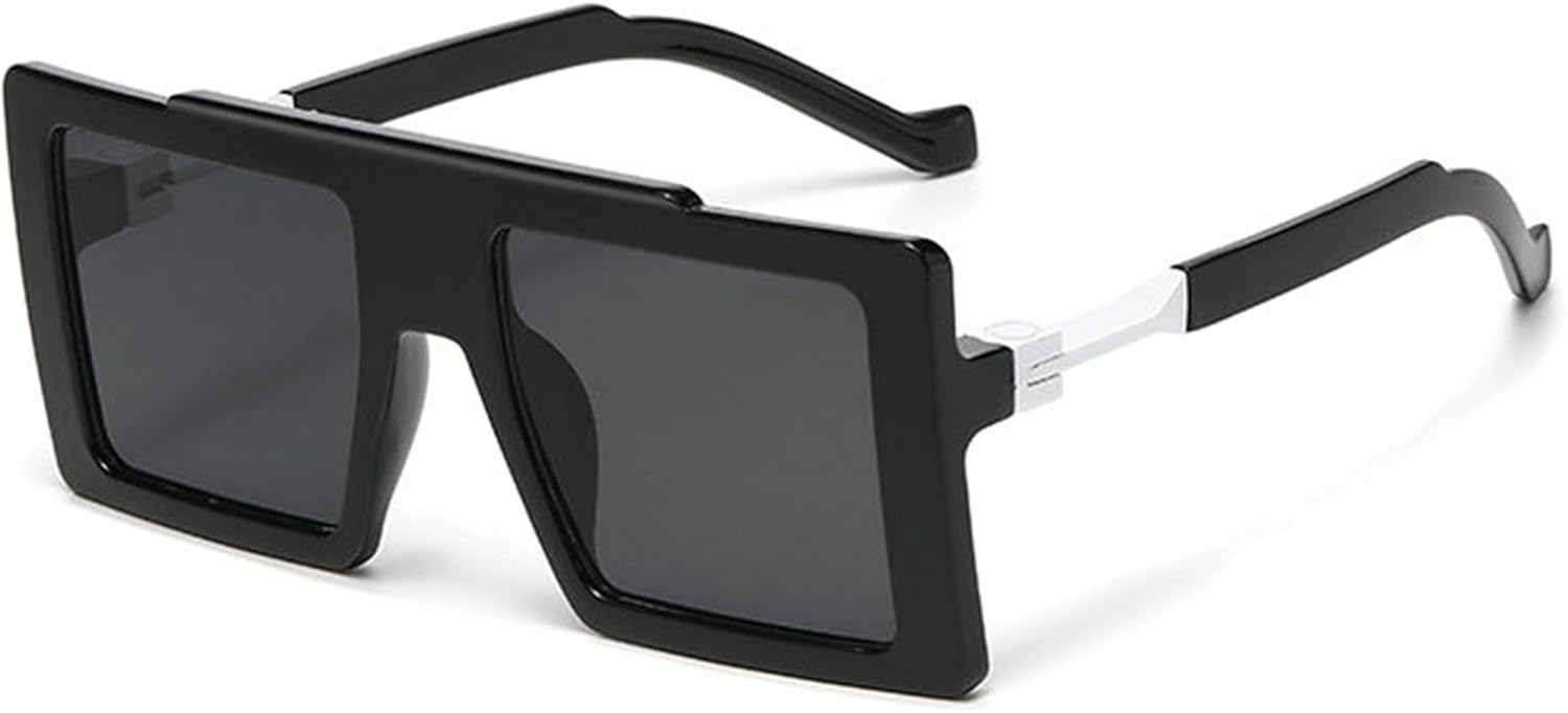 

Солнцезащитные очки Helena Square Oversized для женщин и мужчин, большие, с плоской верхней частью, модные, с большой защитой от УФ-излучения, для использования на открытом воздухе, C2