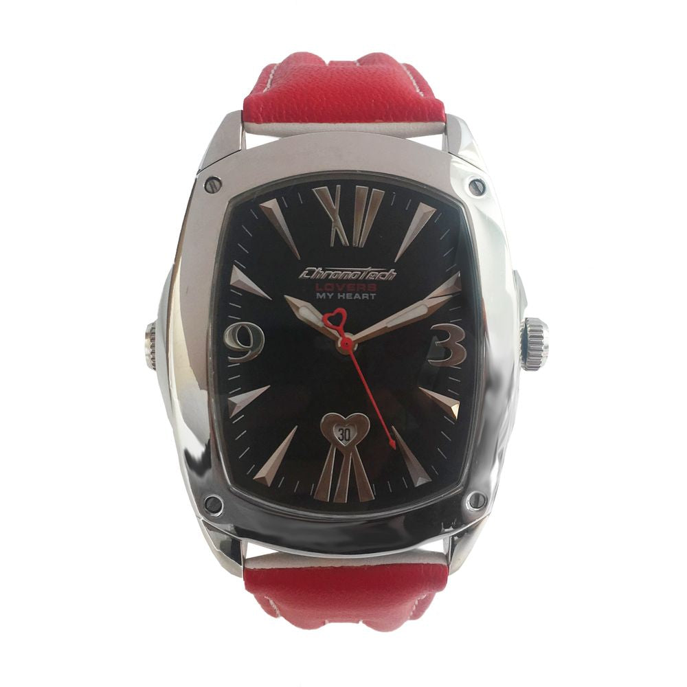 

Мужские часы Chronotech Leather, красный