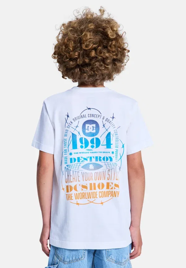 Футболка с принтом Dc Shoes, белый — фото 2