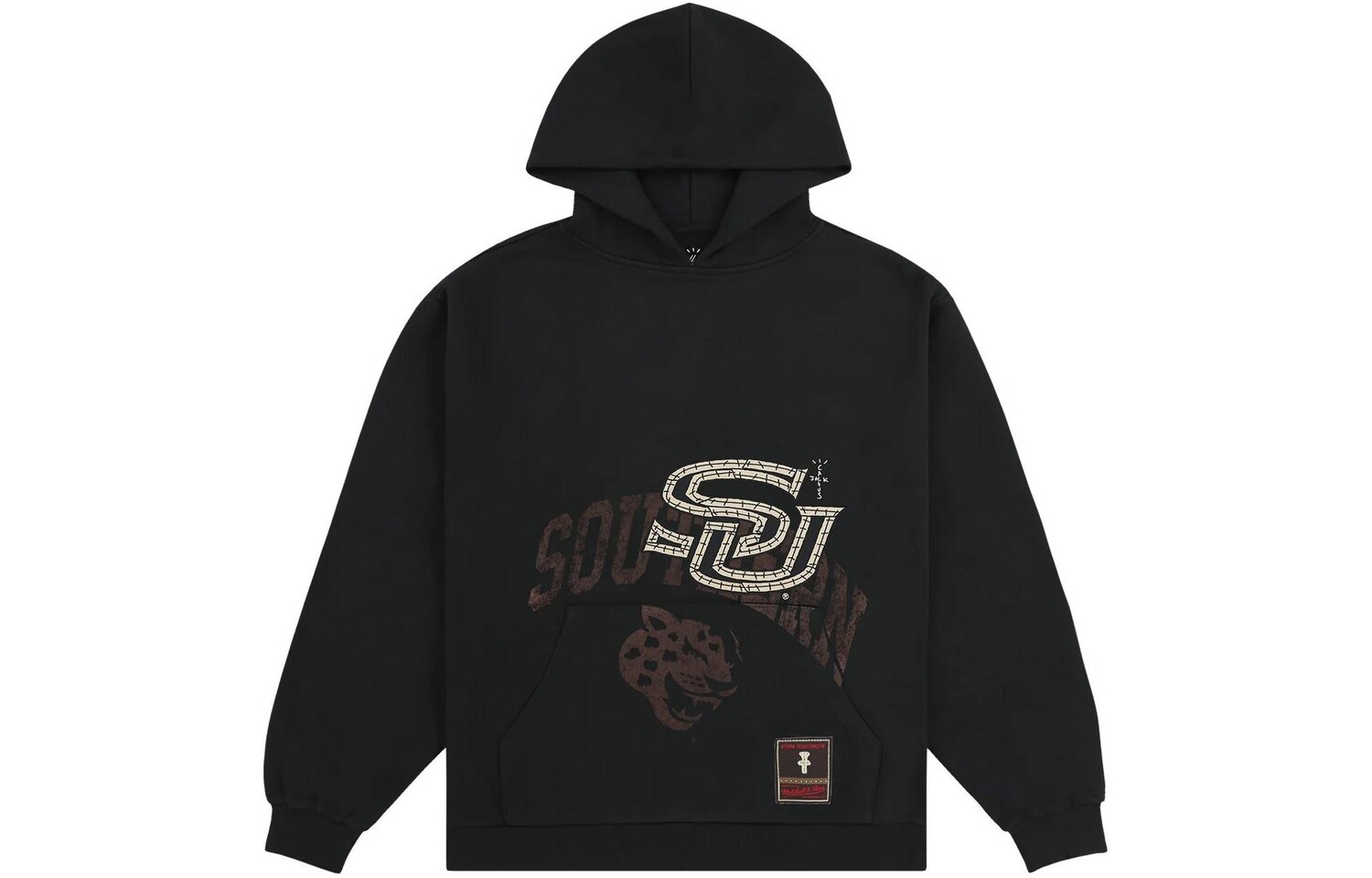 

Толстовка Mitchell & Ness X унисекс черная Travis Scott, черный
