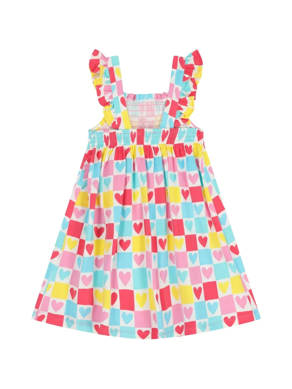 Платье с принтом в виде сердечек Agatha Ruiz De La Prada, белый — фото 2