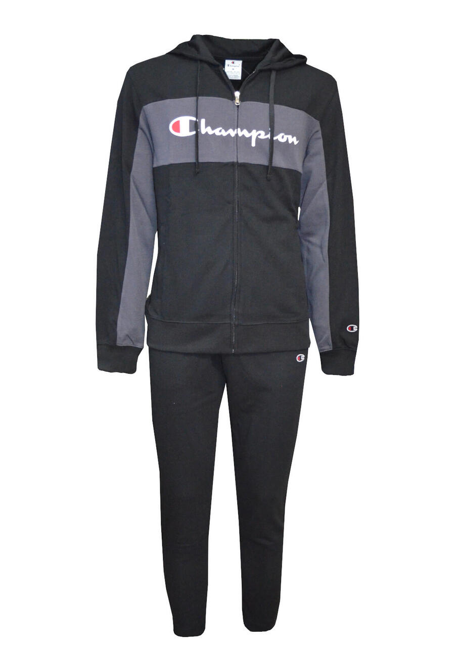 

CHAMPION Спортивный костюм Colorblock, черный - 220814-KK001