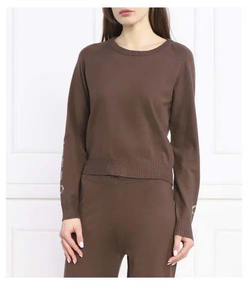 

Свитер Regular fit Liu Jo Sport, коричневый