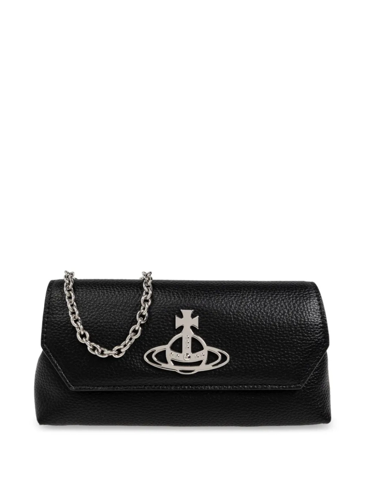 

Сумка-клатч Vivienne Westwood с металлической пластиной Orb, черный