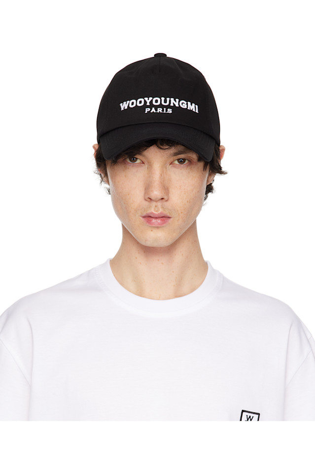 

Вышитая бейсболка Wooyoungmi, черный
