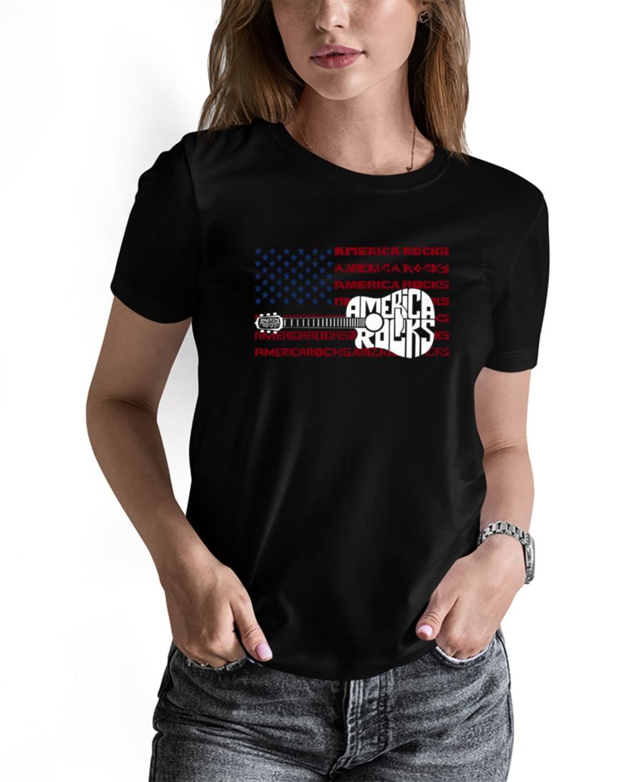 

Женская футболка с длинными рукавами America Rocks с надписью "Wonder Art" LA Pop Art, Black, Черный, Женская футболка с длинными рукавами America Rocks с надписью "Wonder Art" LA Pop Art, Black