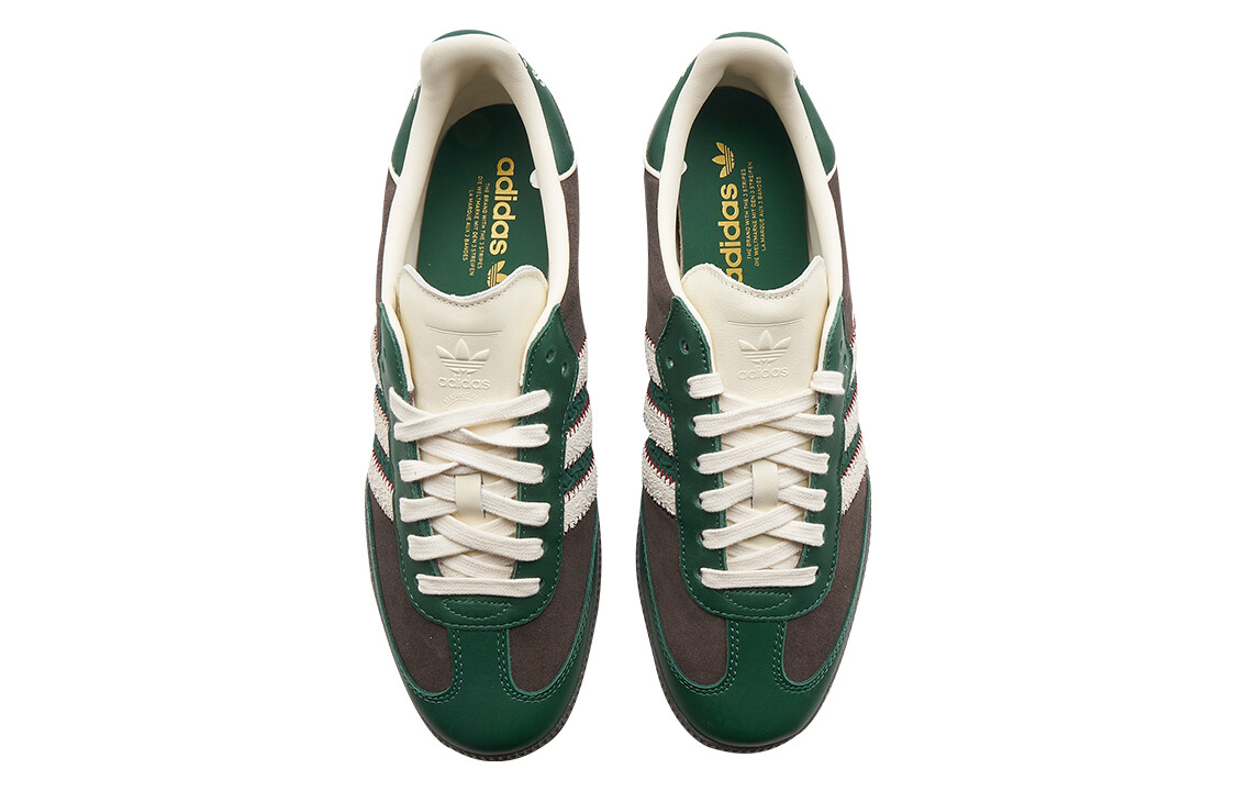 Кроссовки для скейтбординга adidas originals Samba унисекс, Серый/КоричневыйСерый/Коричневый — фото 4