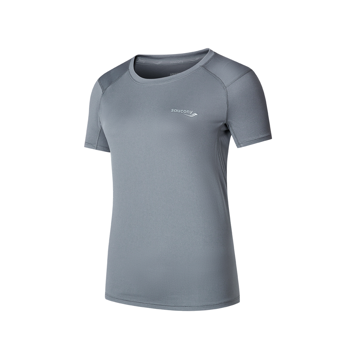 

Футболка SS25 женская Lava Gray Saucony, серый
