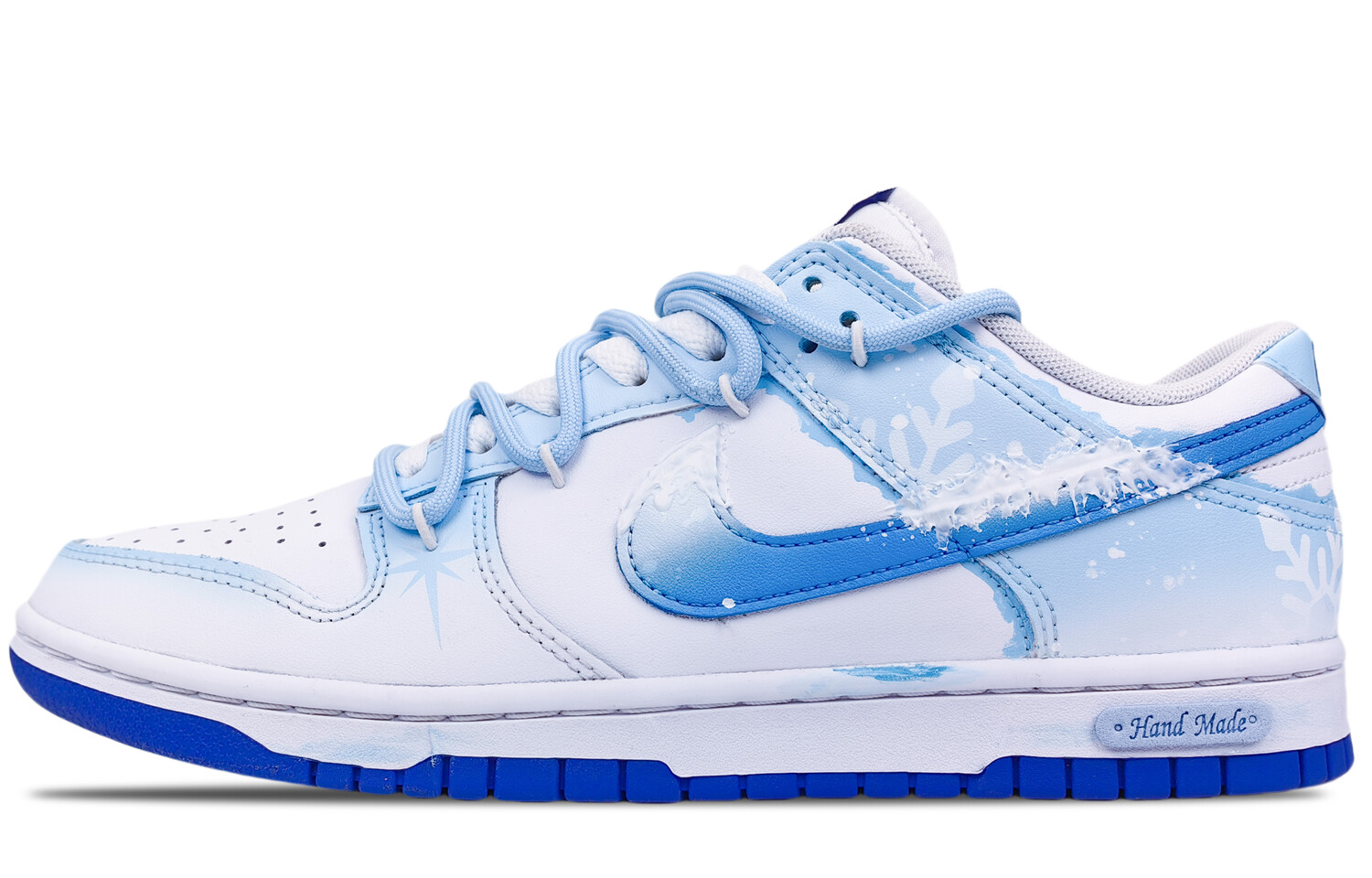 

Кроссовки Nike Dunk Skateboarding Shoes Men Low-top Blue/white, белый