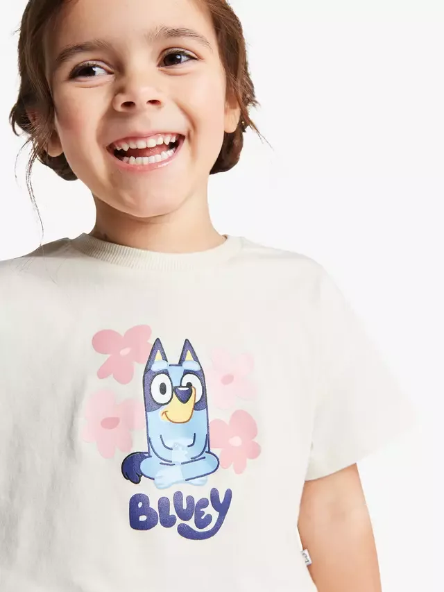 Детский хлопковый комплект Brand Thread Bluey: футболка и шорты, разноцветные Brand Threads, Multi — фото 3