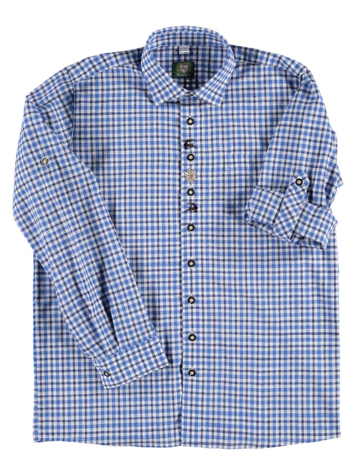 

Детская традиционная рубашка Klayom темно-синего цвета OS-Trachten