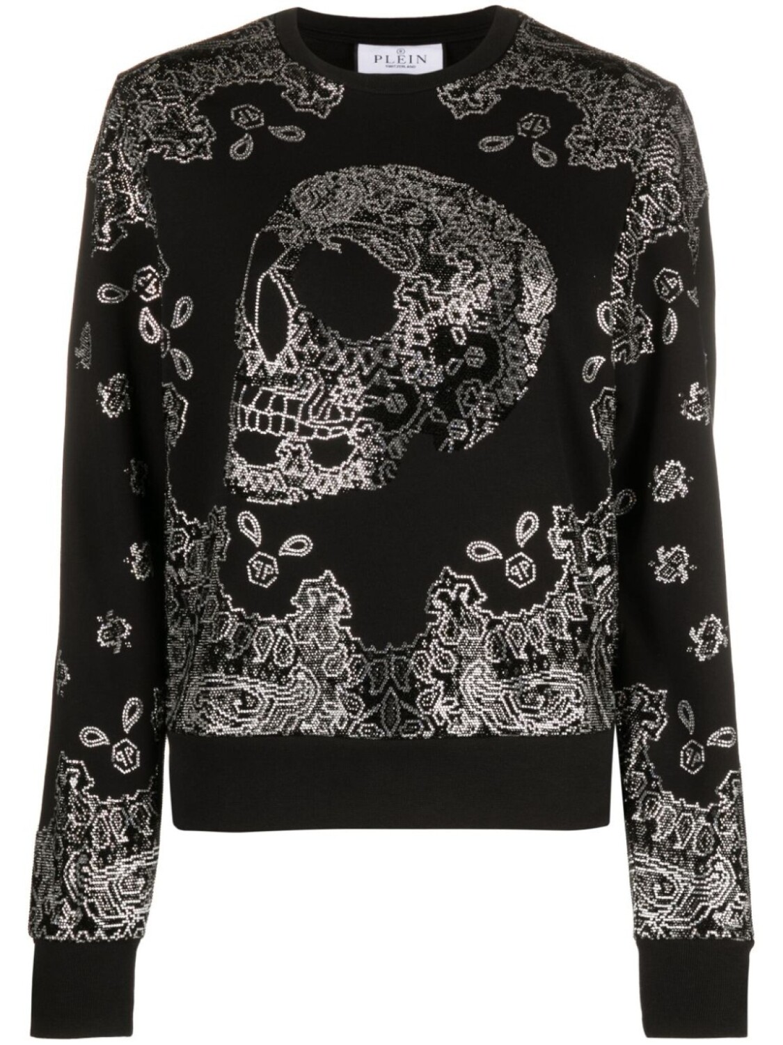 

Philipp Plein толстовка с узором, черный