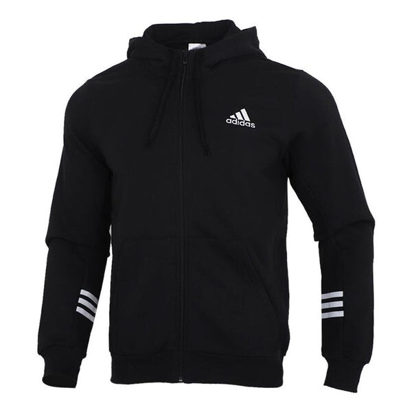 

Куртка комфорт с капюшоном спортивная куртка мужская Adidas, черный