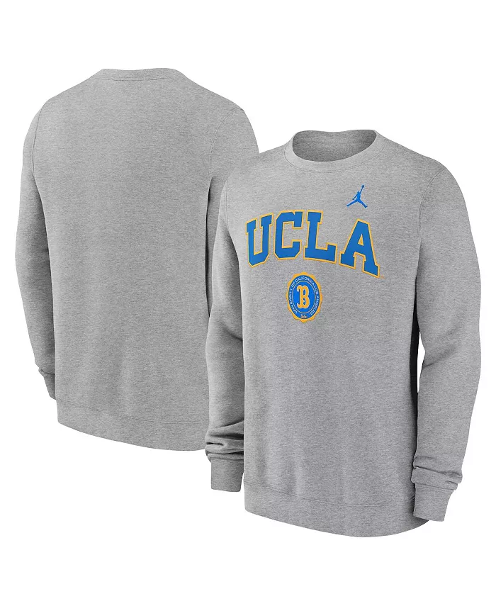 

Мужская толстовка Heather Gray UCLA Bruins Legacy Classic Jordan