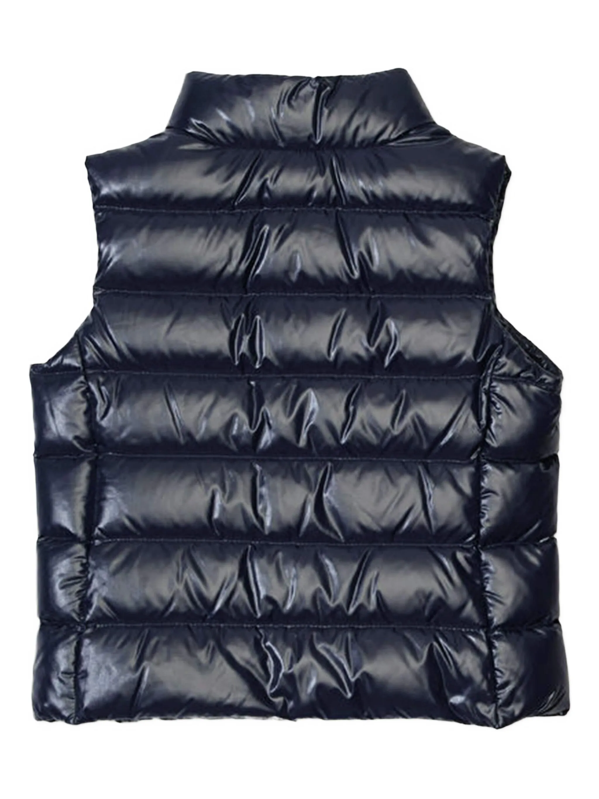 Стеганый жилет Moncler Enfant, синий — фото 2