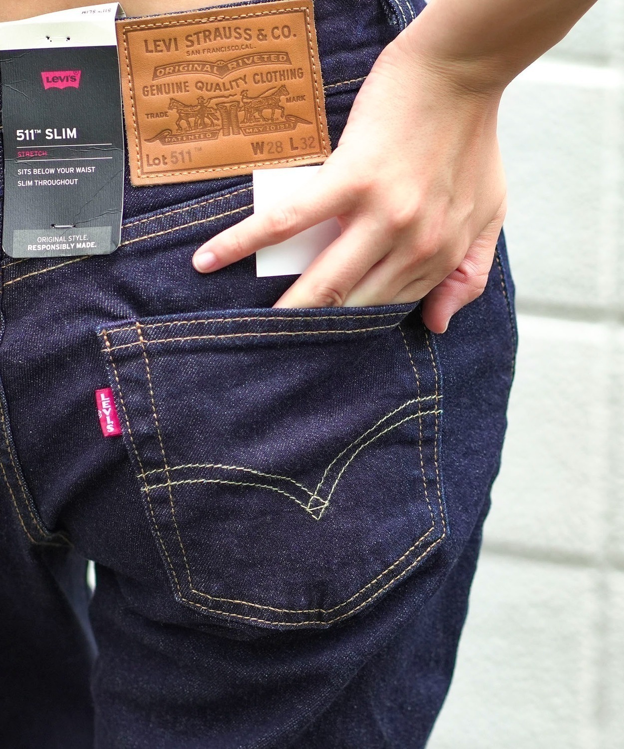 [LEVI'S] 511 Slim Straight One Wash