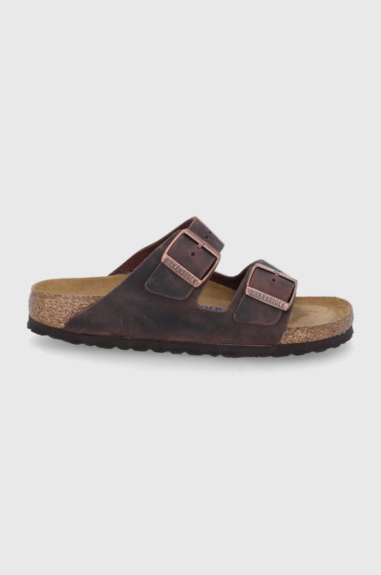 

Кожаные шлепанцы Arizona Birkenstock, коричневый