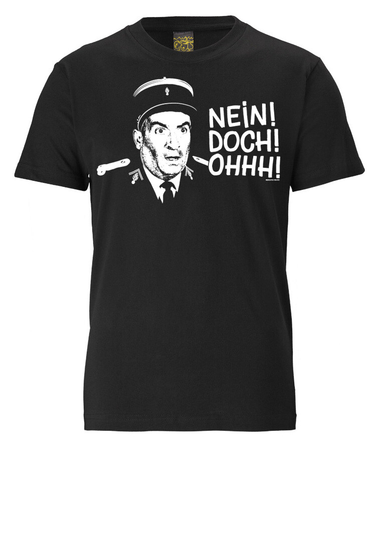 

Футболка Logoshirt Gendarme von St. Tropez Nein! Doch! Ooh!, черный