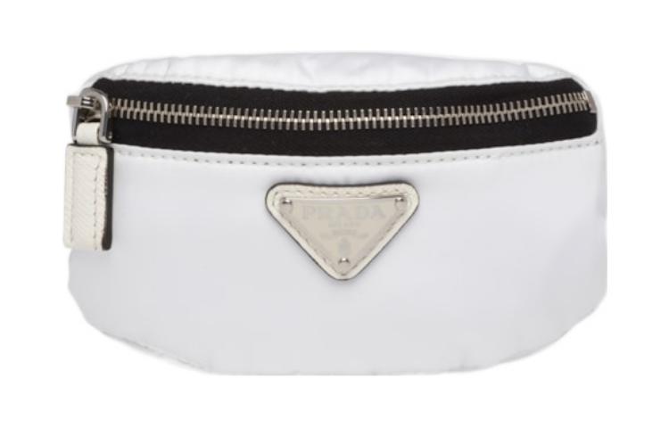 

PRADA Тканевый наручный мешочек мини женский белый