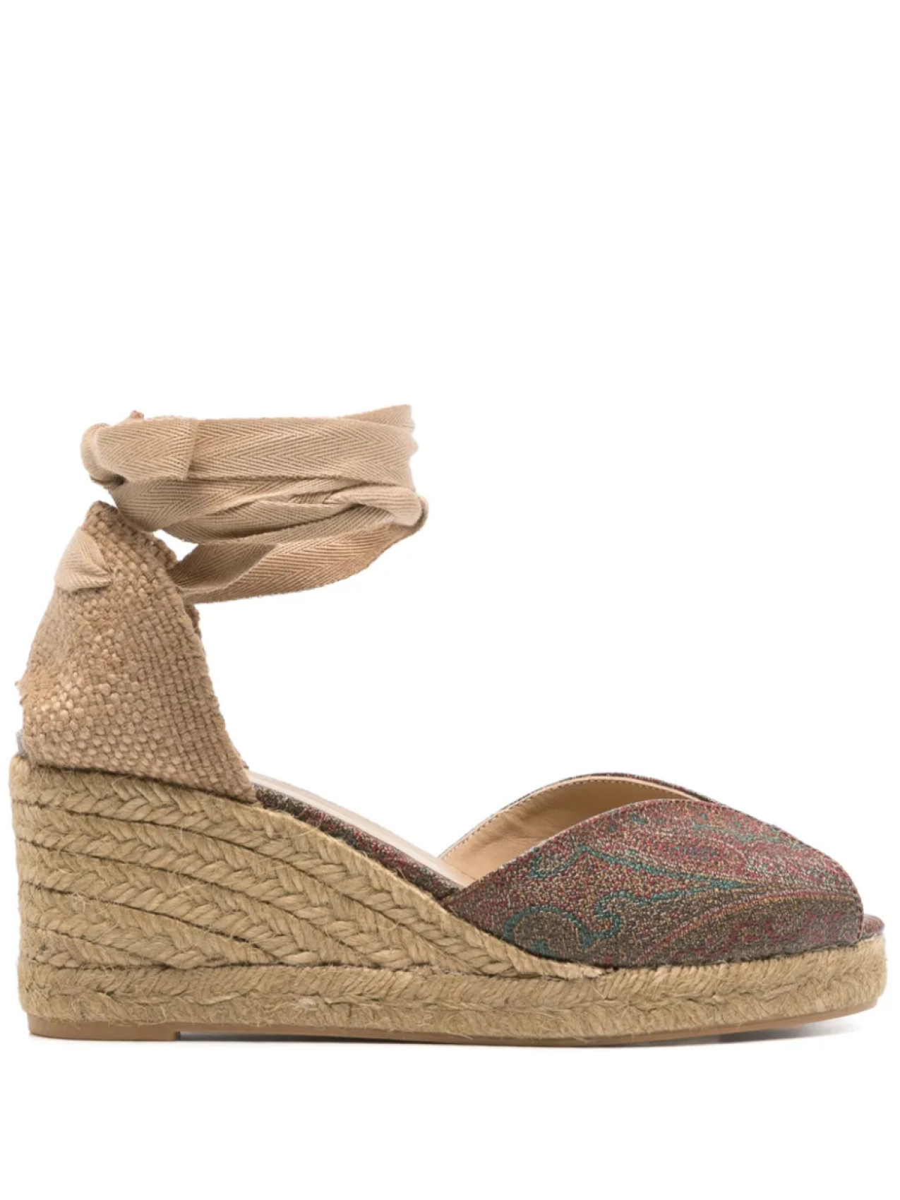 Эспадрильи Castañer x ETRO Bilina 70 мм, коричневый