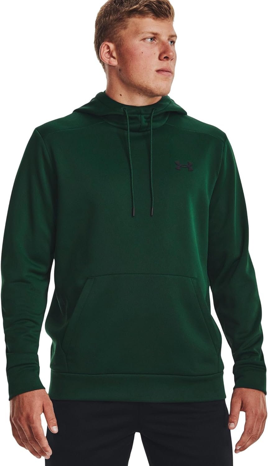 

Флисовая тренировочная куртка Under Armour, худи UA Armour Fleece, мужская, черный