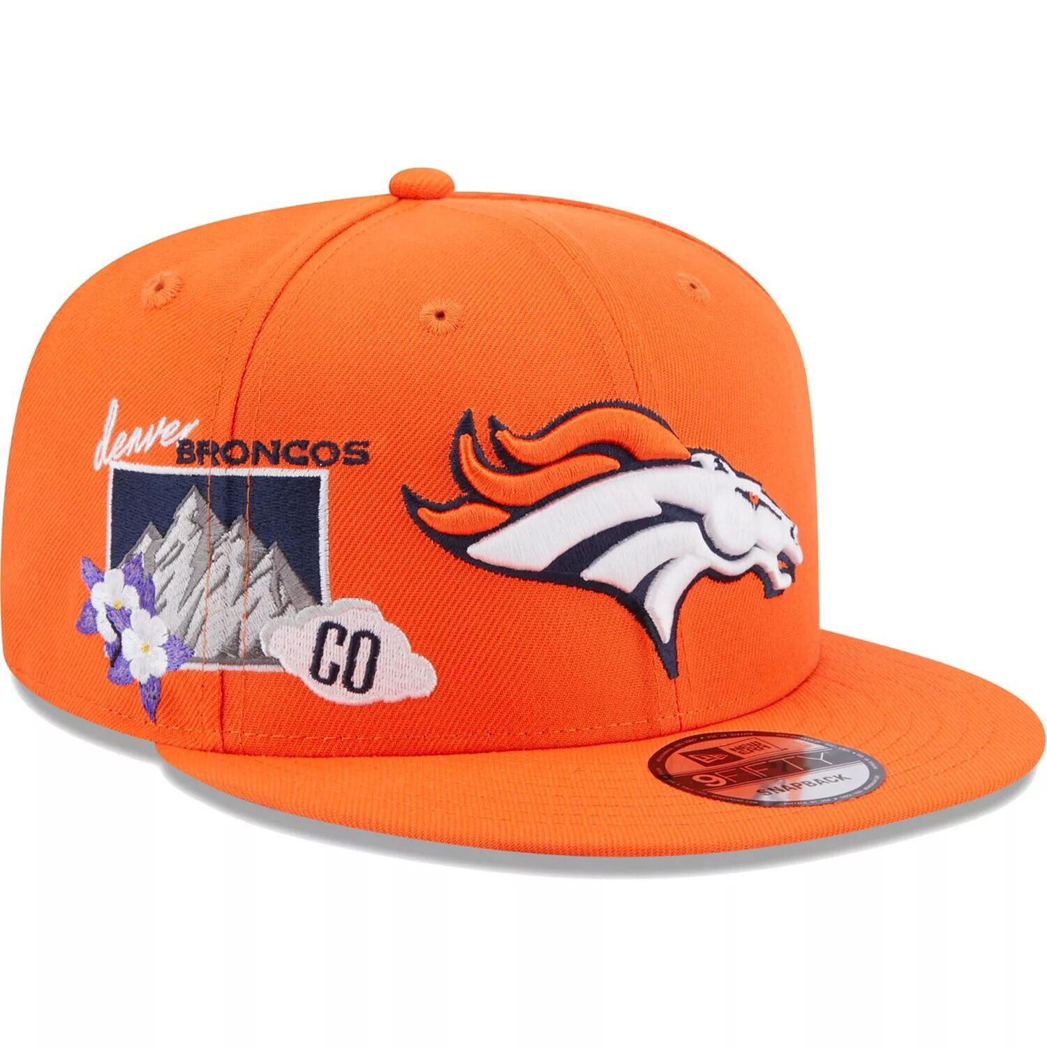 

Мужская бейсболка New Era Orange Denver Broncos Icon 9FIFTY Snapback