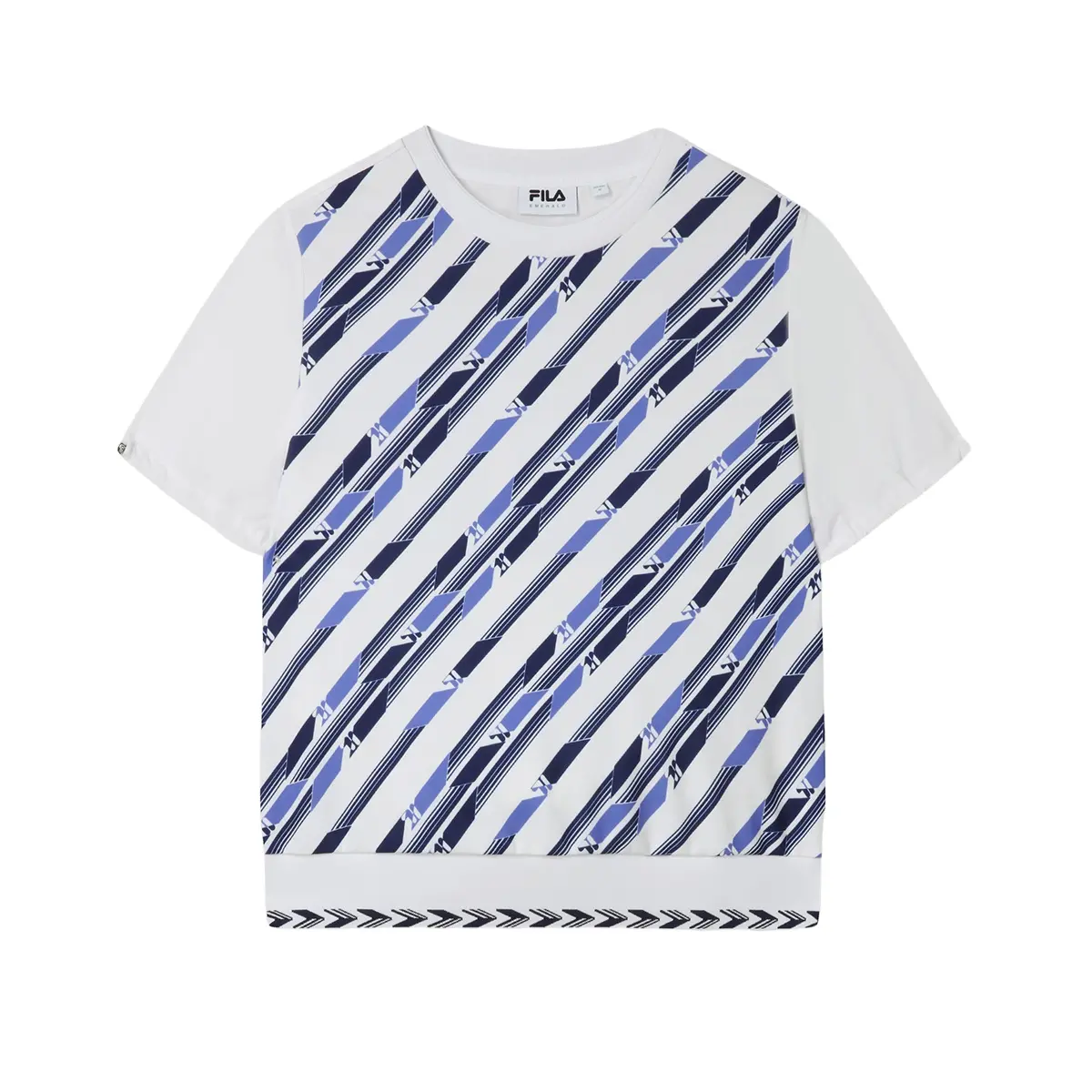 

Футболка SS24 женская Early Snow FILA, светло-серый