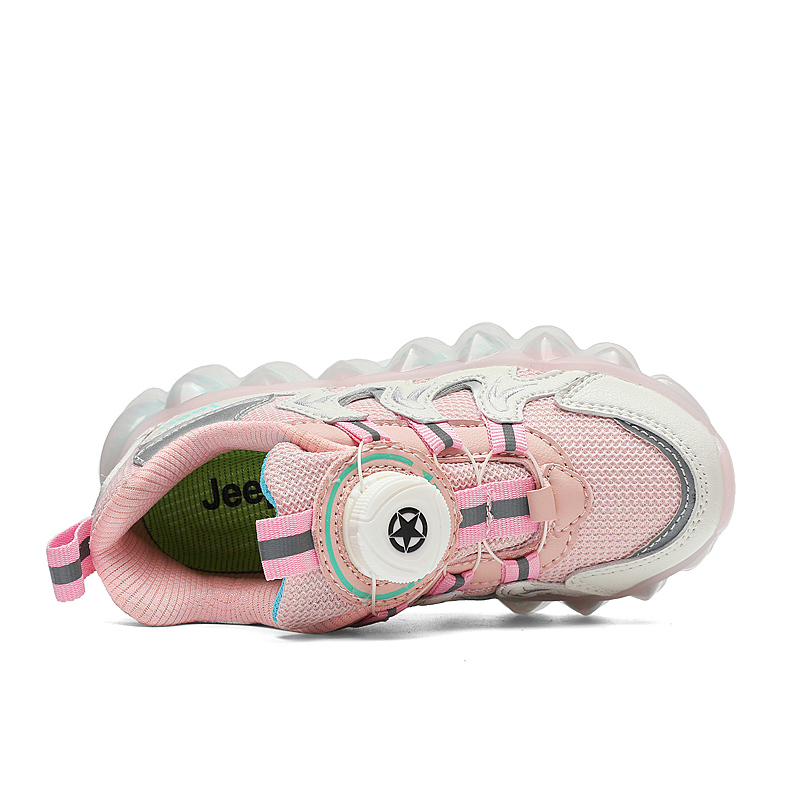 Детские повседневные кроссовки Low Top Luxury Pink Kids' Jeep — фото 3