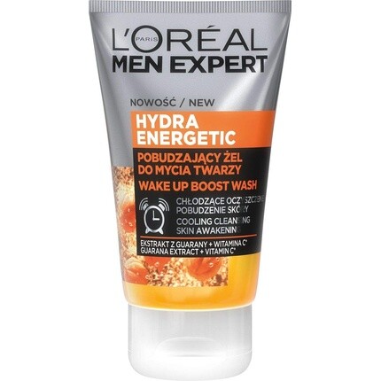

Paris Men Expert Hydra Energetic Очищающий гель для лица с охлаждающим и стимулирующим действием на кожу 100мл, L'Oreal, Серый, Paris Men Expert Hydra Energetic Очищающий гель для лица с охлаждающим и стимулирующим действием на кожу 100мл, L'Oreal