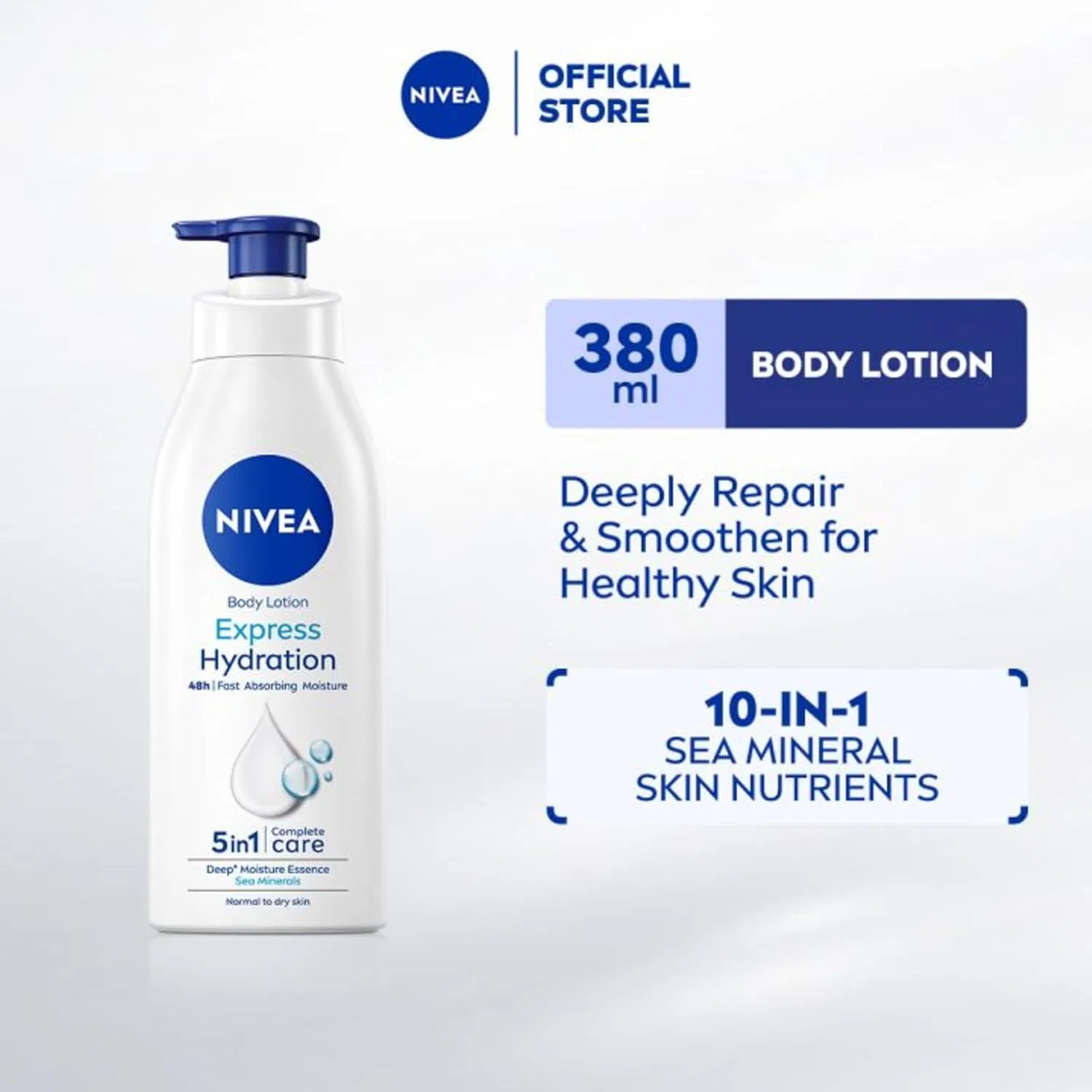 Лосьон для тела увлажняющий NIVEA Express Hydration 400 мл — фото 2