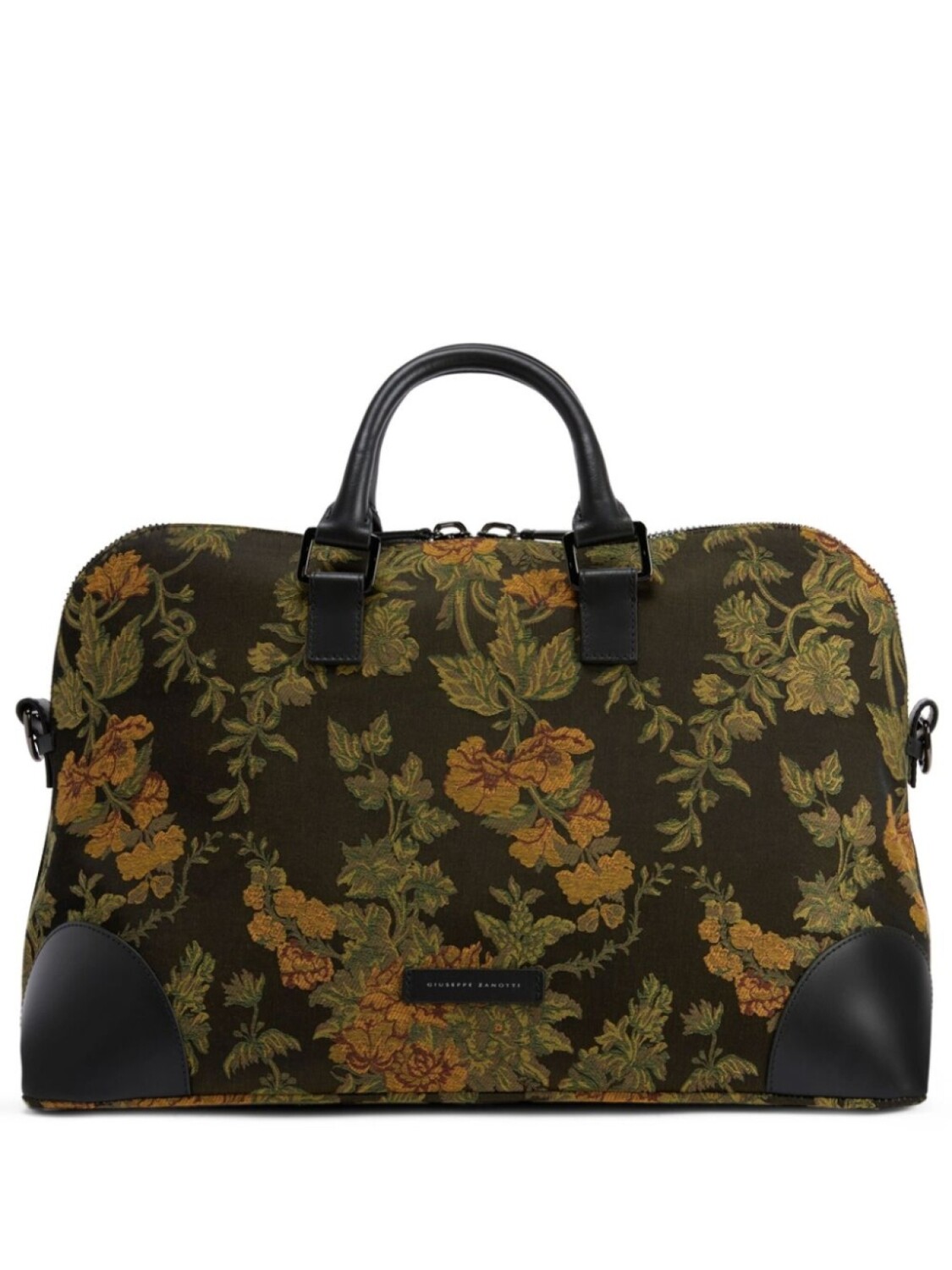 

Giuseppe Zanotti Lucky floral-print holdall, черный
