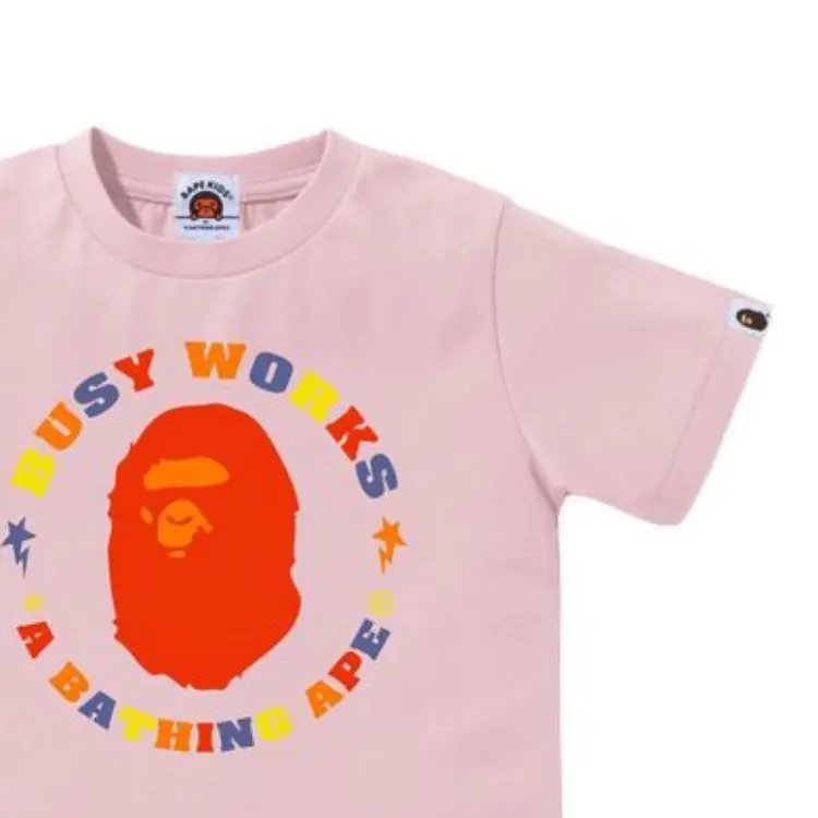 Футболка для детей 3-7 лет A BATHING APE, белый — фото 4